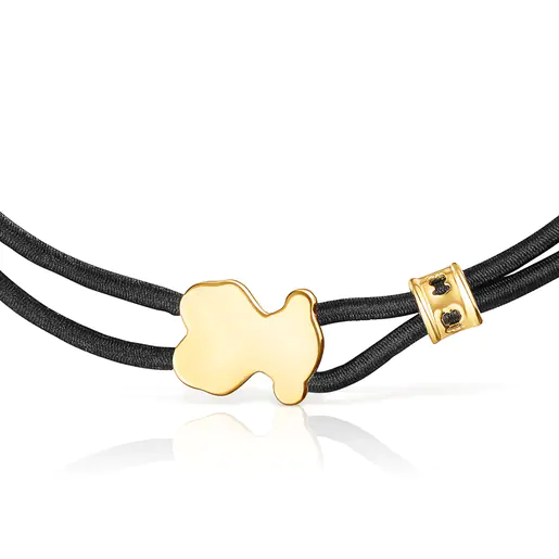 Pulseira elástica preta Sweet Dolls