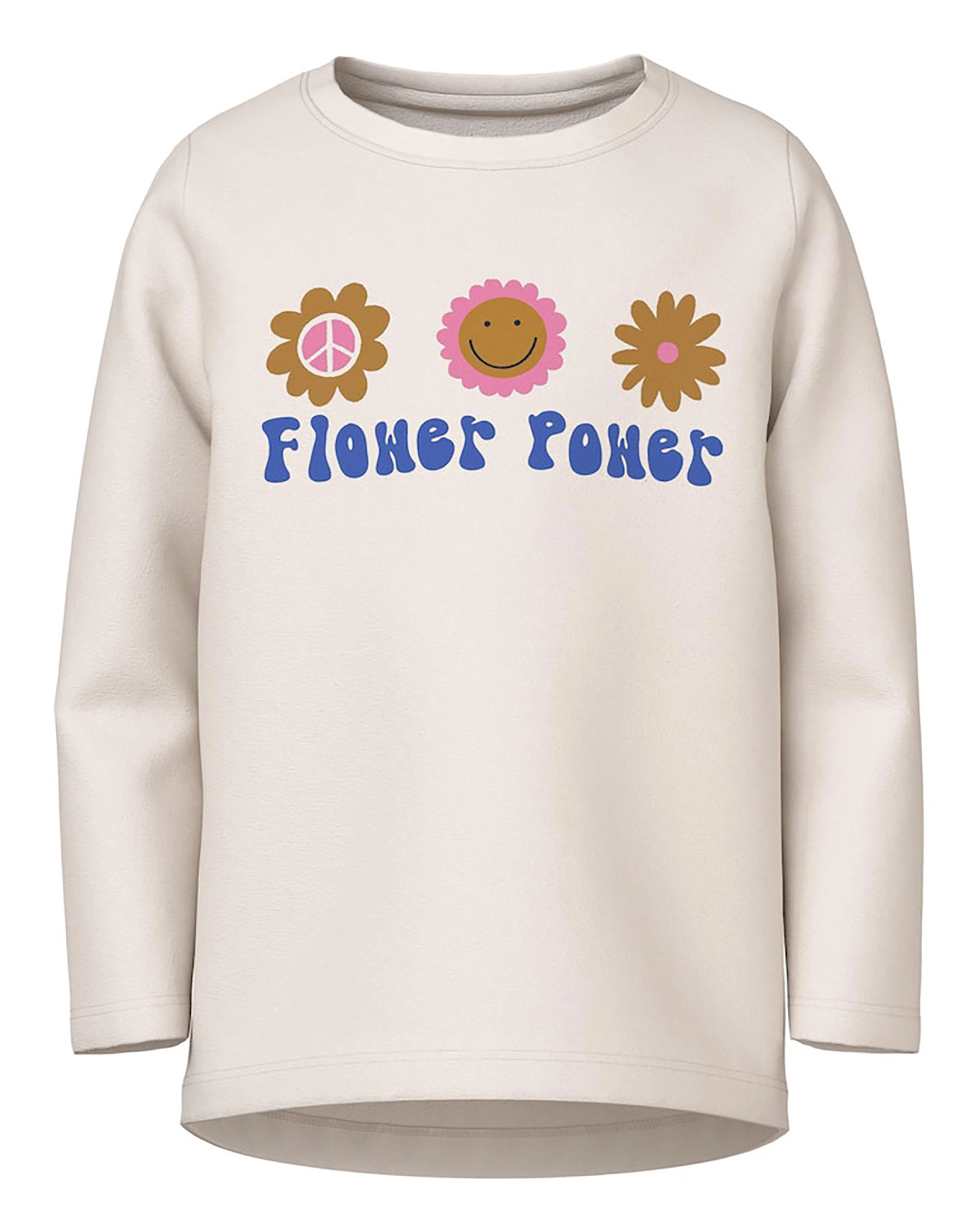 Langarmshirt NMFVIX FLOWERPOWER in jet stream