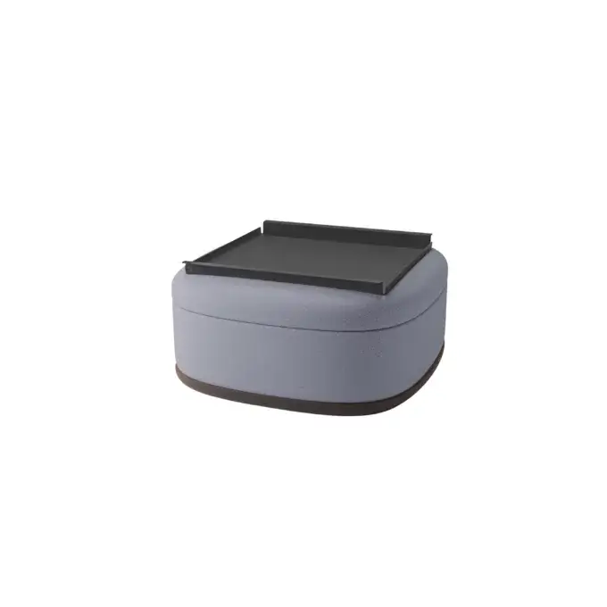 Dienblad Hocker Oni 90x90 cm - licht grijs