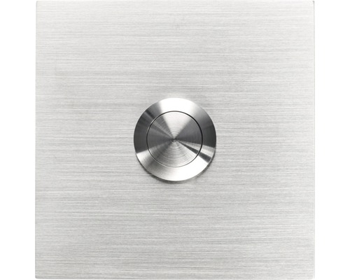 Rechthoekige RVS klokplaat 75x75x18 mm Knobloch 28261