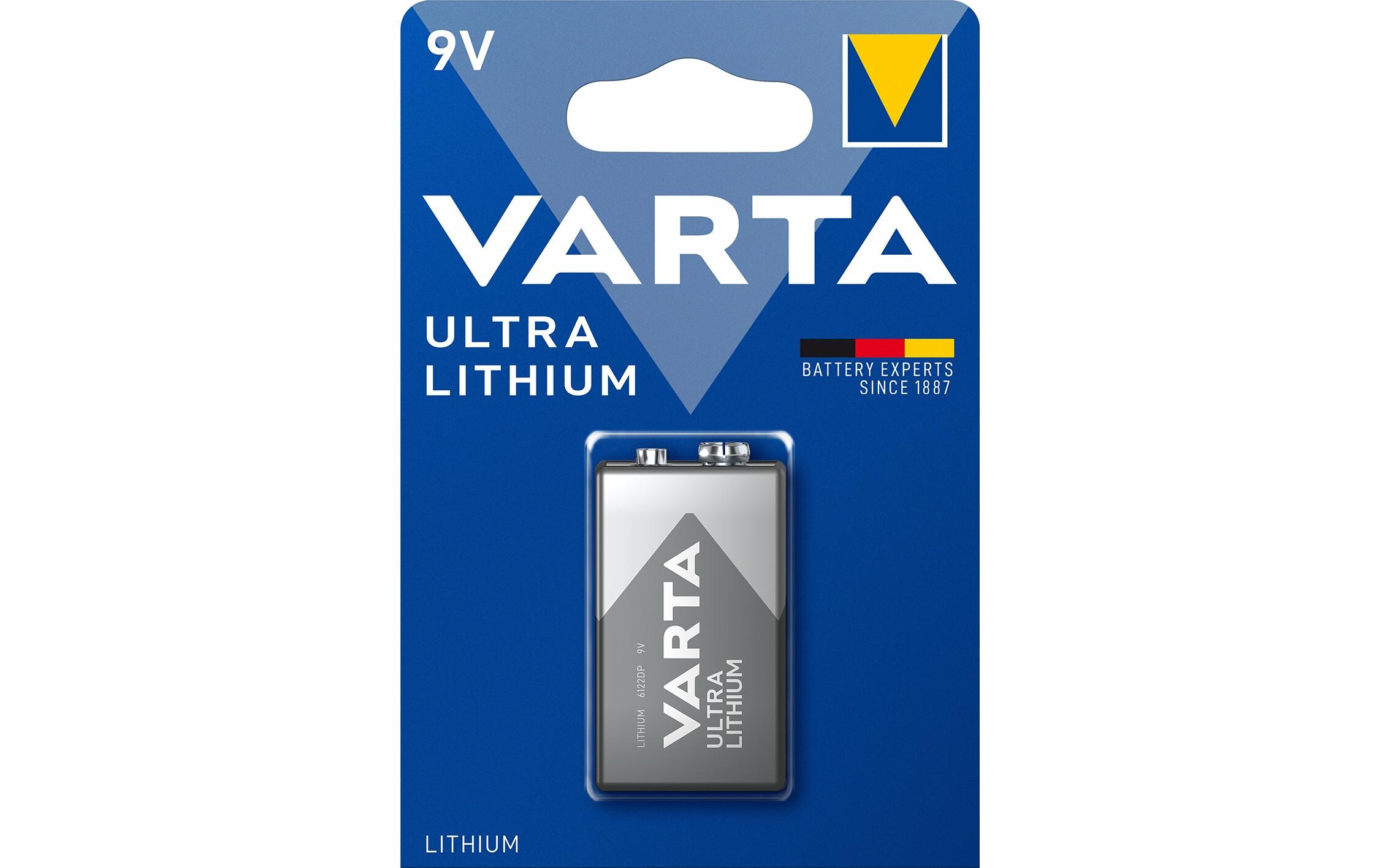 Batterie Ultra Lithium 9V E-Block , 1 Stück9V E-Block