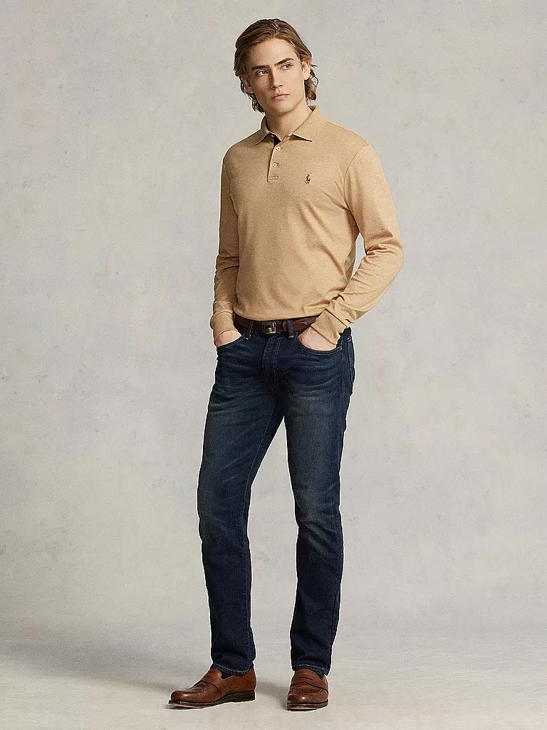 POLO RALPH LAUREN Poloshirt Custom Slim Fit beige
