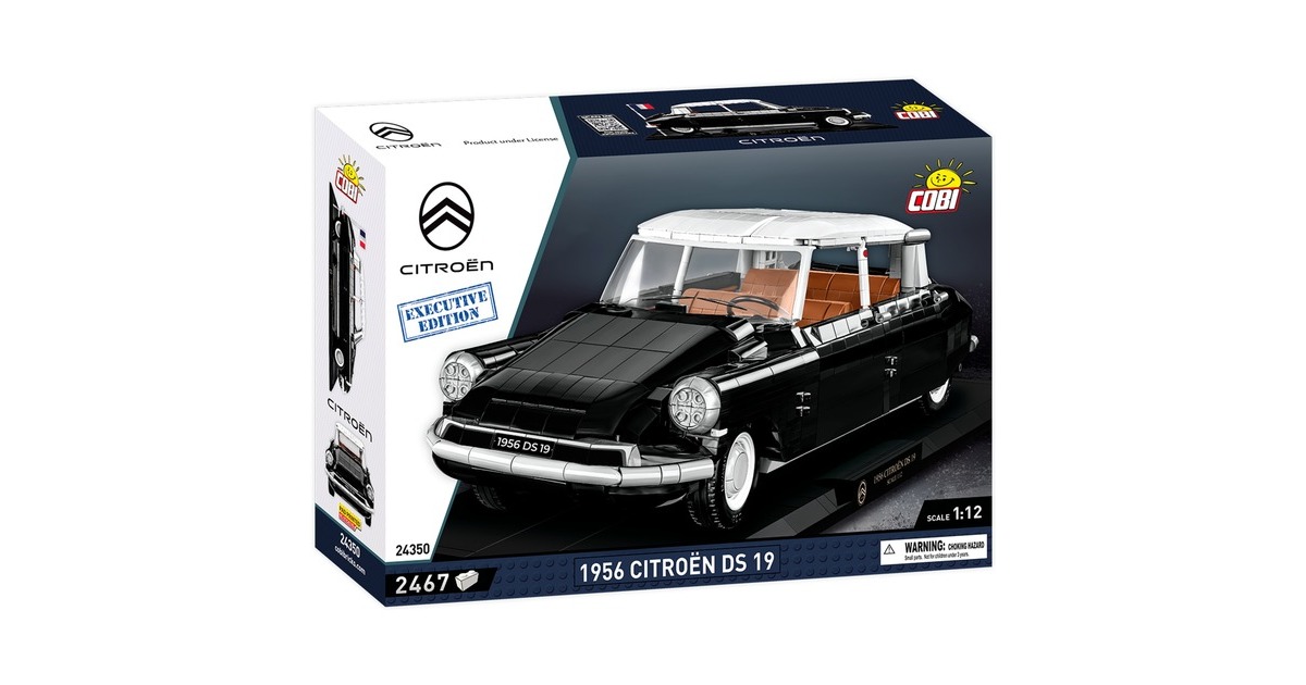 COBICitroen DS 19 1956 - Executive Edition Constructiespeelgoed  (Schaal 1:12)