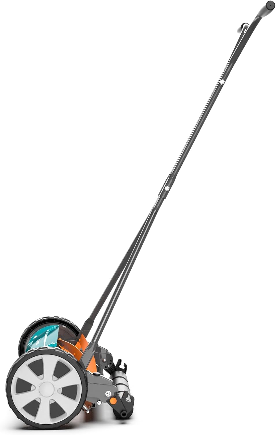 Gardena Classic Spindelmäher 400: Handrasenmäher mit 40cm Arbeitsbreite für bis zu 200 m² Rasenfläche, Messerwalze aus Qualitätsstahl, berührungslose Schneidetechnik, geräuscharm und präzise (4018-88)