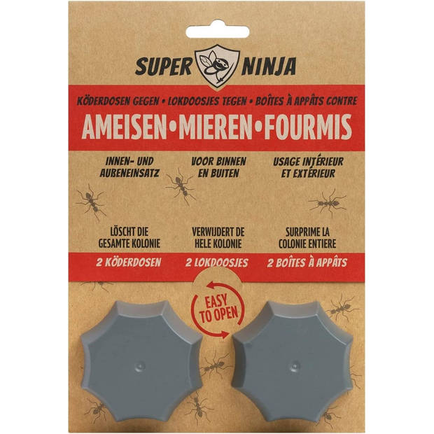 Super Ninja Mierenlokdoosjes 2-stuks