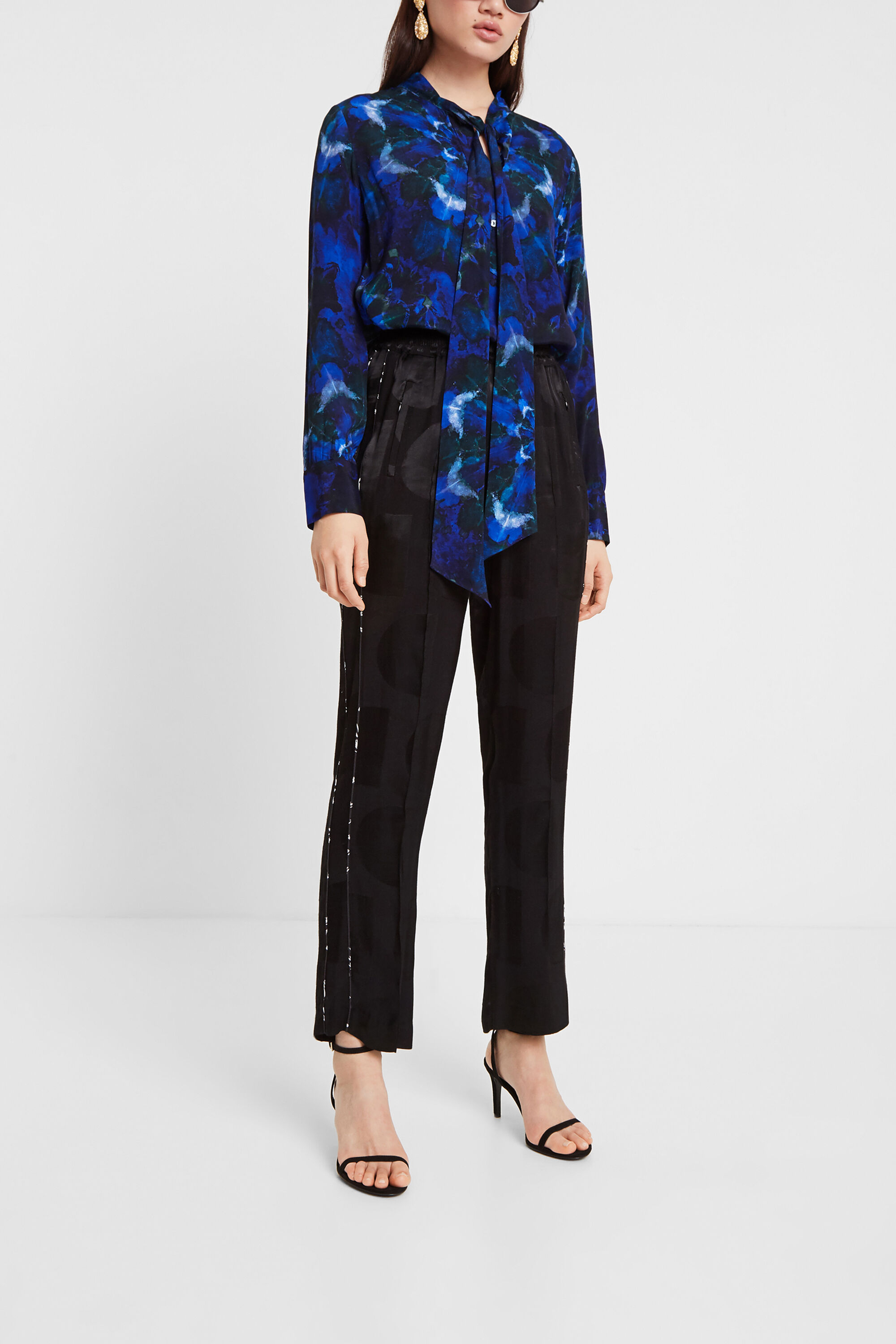 Blouse imprimé mandalas tie dye