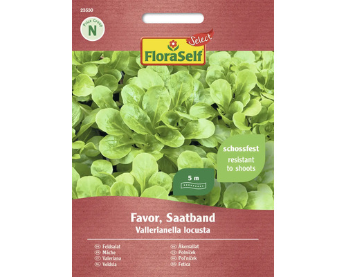 Veldsla 'Favor', zaadlint FloraSelf Select zaadvaste zaden groentezaden slazaad