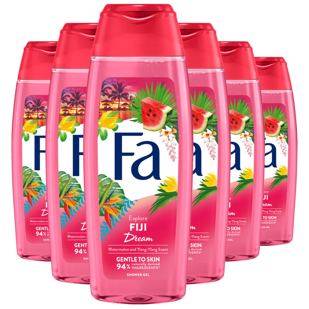 6x Fa Douchegel Fiji Dream250 ml