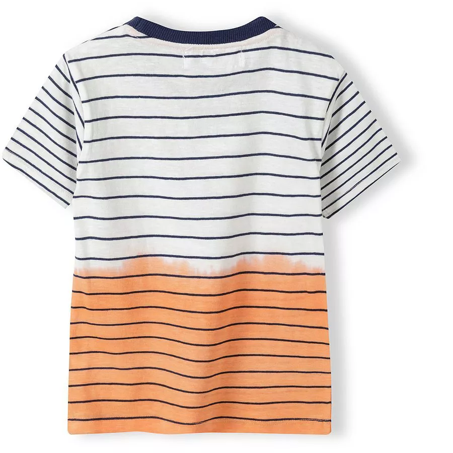 MINOTI T-Shirt WeißOrange