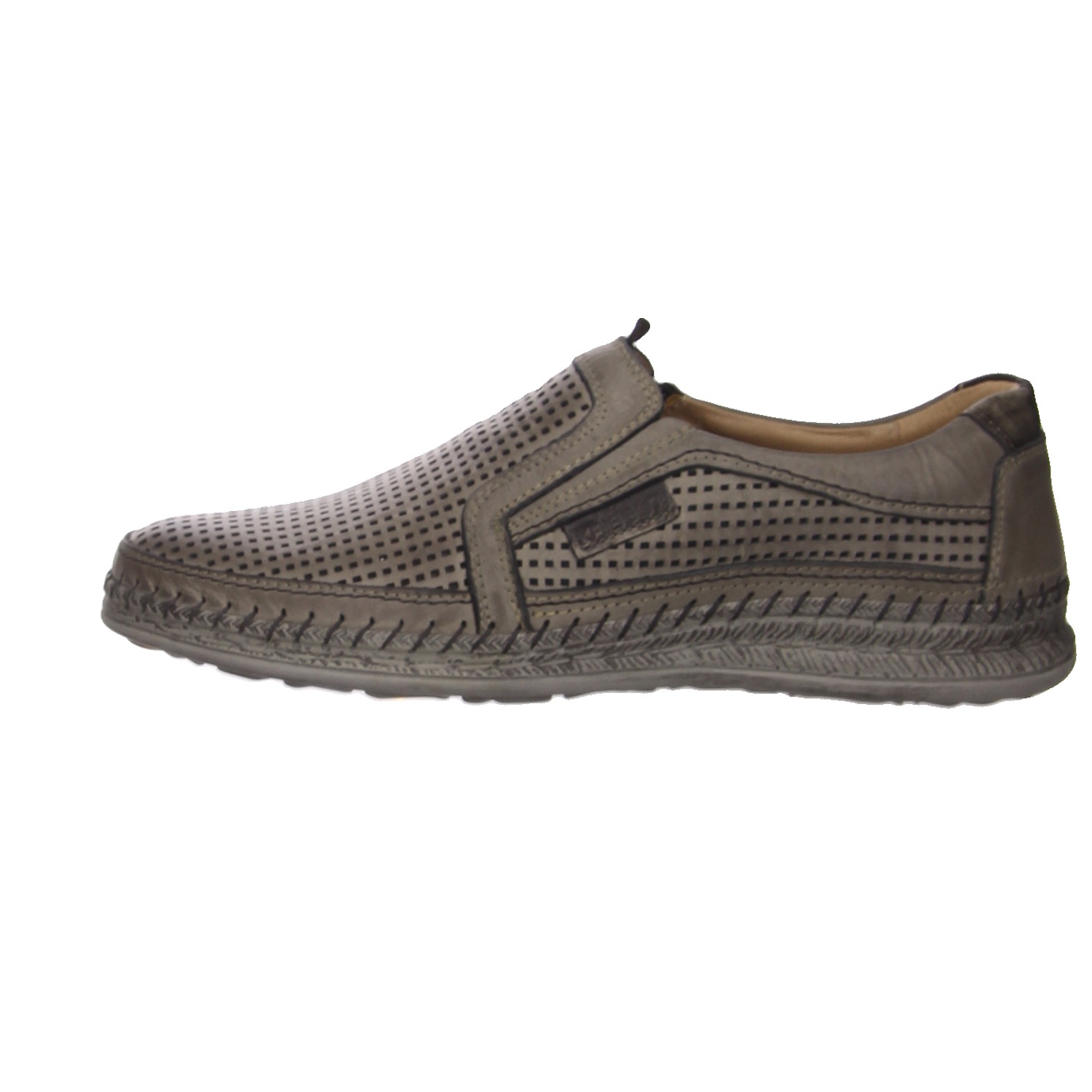 Krisbut Slipper taupe grau