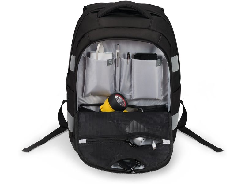 DICOTA Rucksack Reflective 25 Liter – V2 Maximale Sichtbarkeit und Arbeitssicherheit für den Outdoor-Einsatz