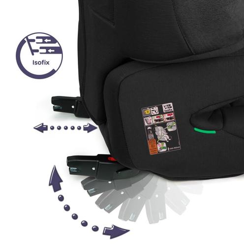 Rehausseur Isofix R129 Softness RENOFIX² - Carbon - RENOLUX