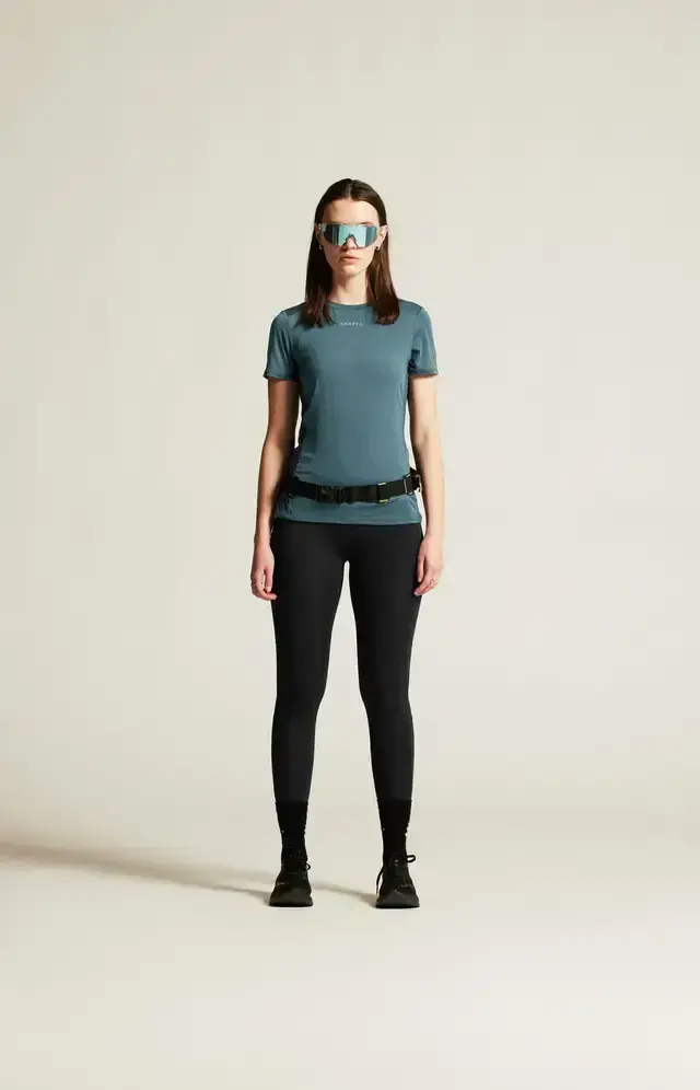 Craft ADV Essence 3 Hardloopshirt Korte Mouwen Blauw Dames
