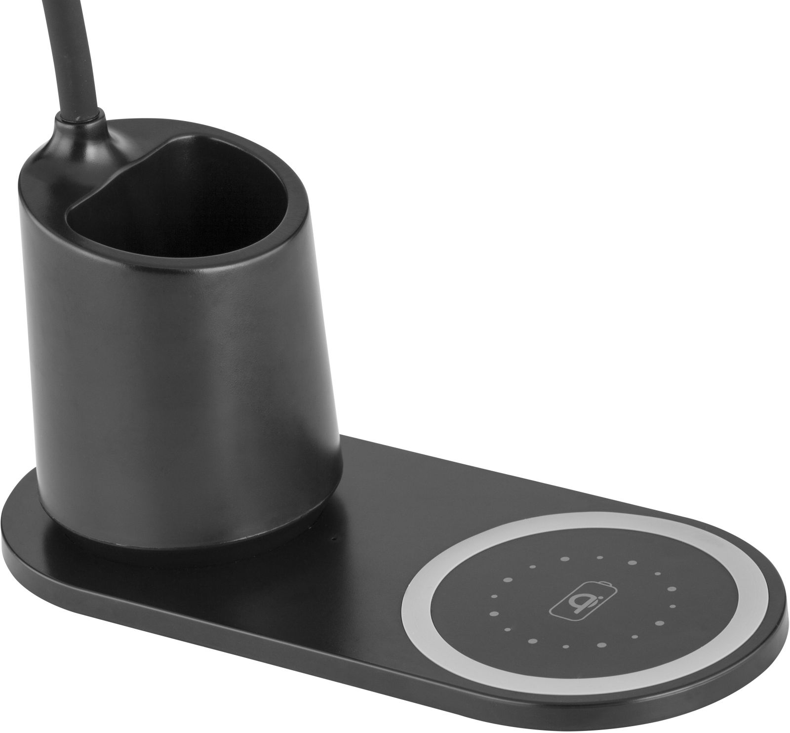 LED-Tischleuchte - schwarz - Wireless Ladefunktion