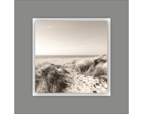 Metalen schilderij Strand VI 50x50 cm DA117