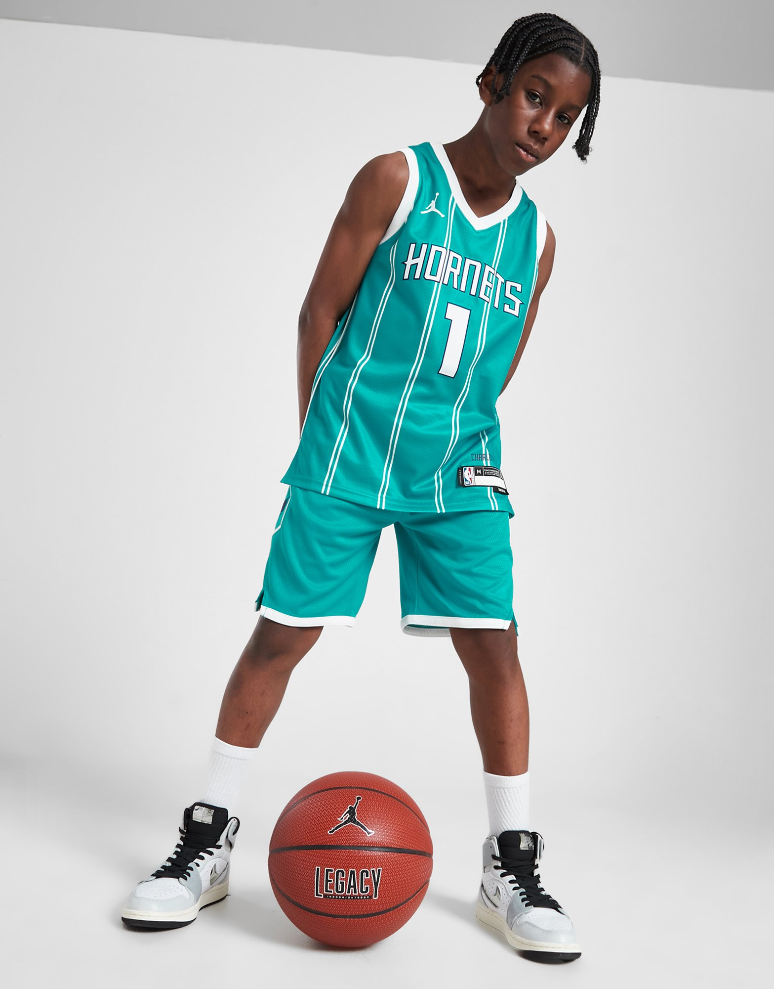 Nike Maillot NBA Charlotte Hornets Ball #1 Junior