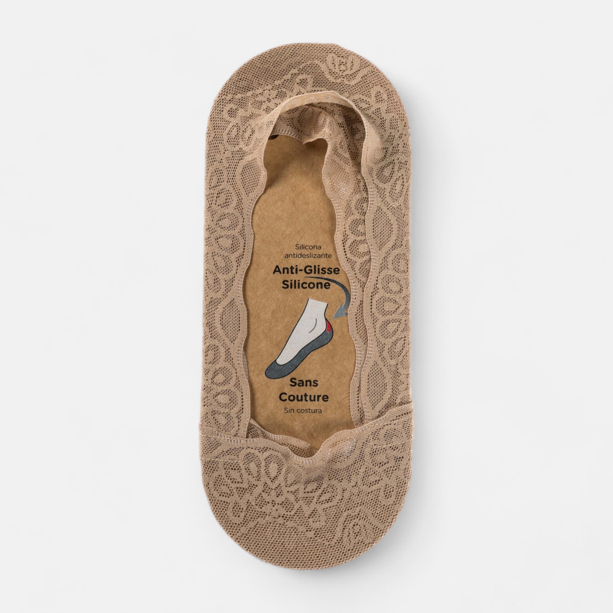 Chaussettes Femme beige