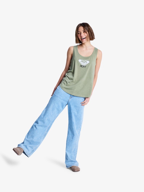 Surfclassic T-shirt sans manches Vert Femme