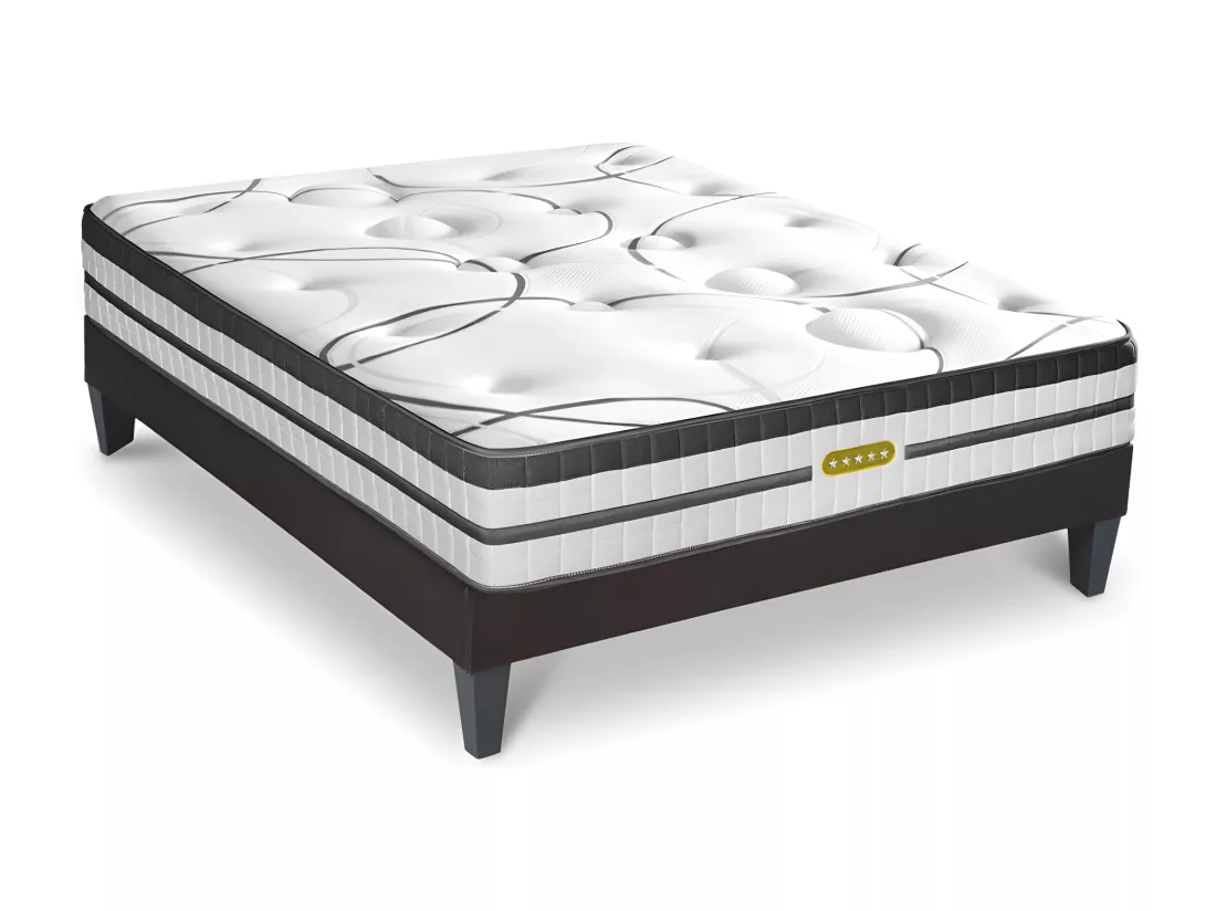 Matelas Concorde Ressorts ensachés Accueil mémoire de forme Ferme et sommier en kit - 140x190cm