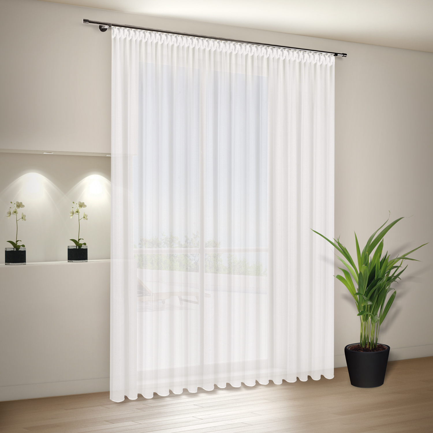 Store - weiß - 600x245 cm