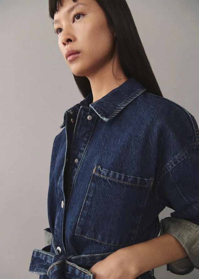 MANGO Jacket. -- PAULA Open blue