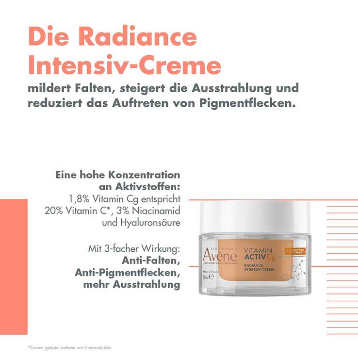 Avene Vitamin Activ Cg Radiance Intensiv-Creme, 50 ml