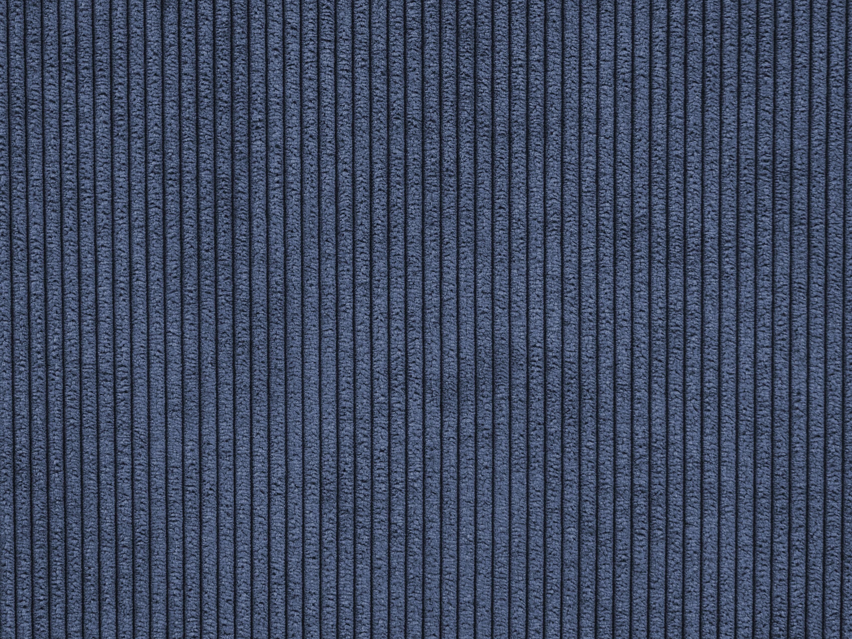 Modulaire hoekbank 3-zits ARDAL Corduroy Donkerblauw met ottomaan linkszijdig