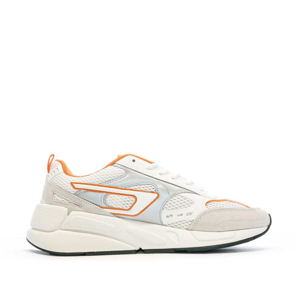 Diesel Baskets Blanches/Orange Homme Diesel Serendipity