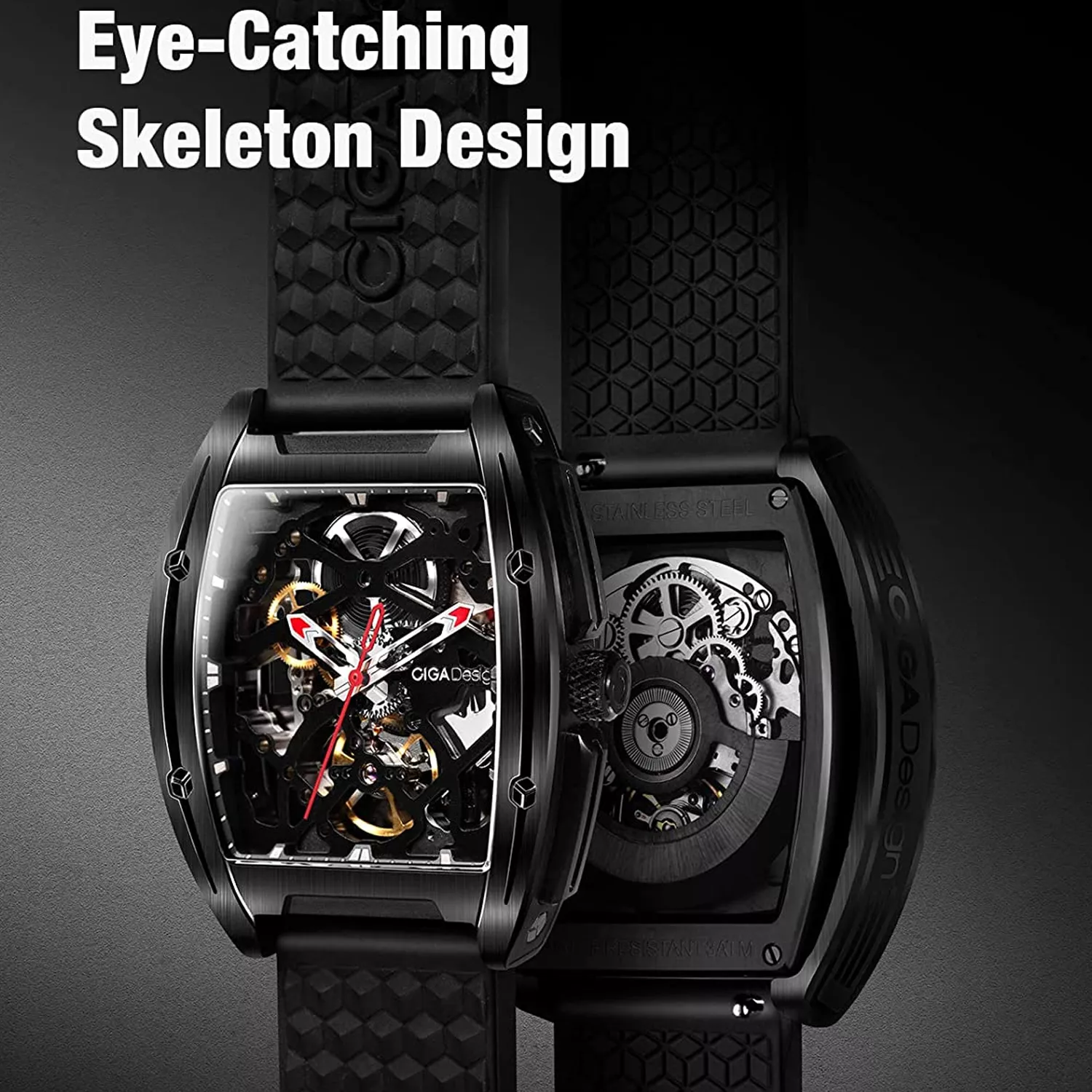 Ciga Design Z-Series Skeleton Automatic Z031-BLBL-W15BK