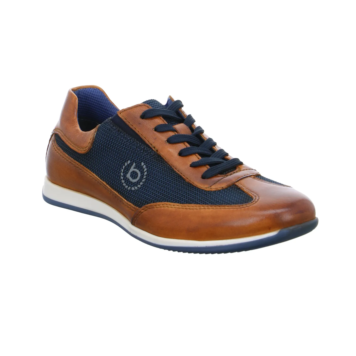 BUGATTI SHOES Halbschuhe Sneaker Cognac Leder