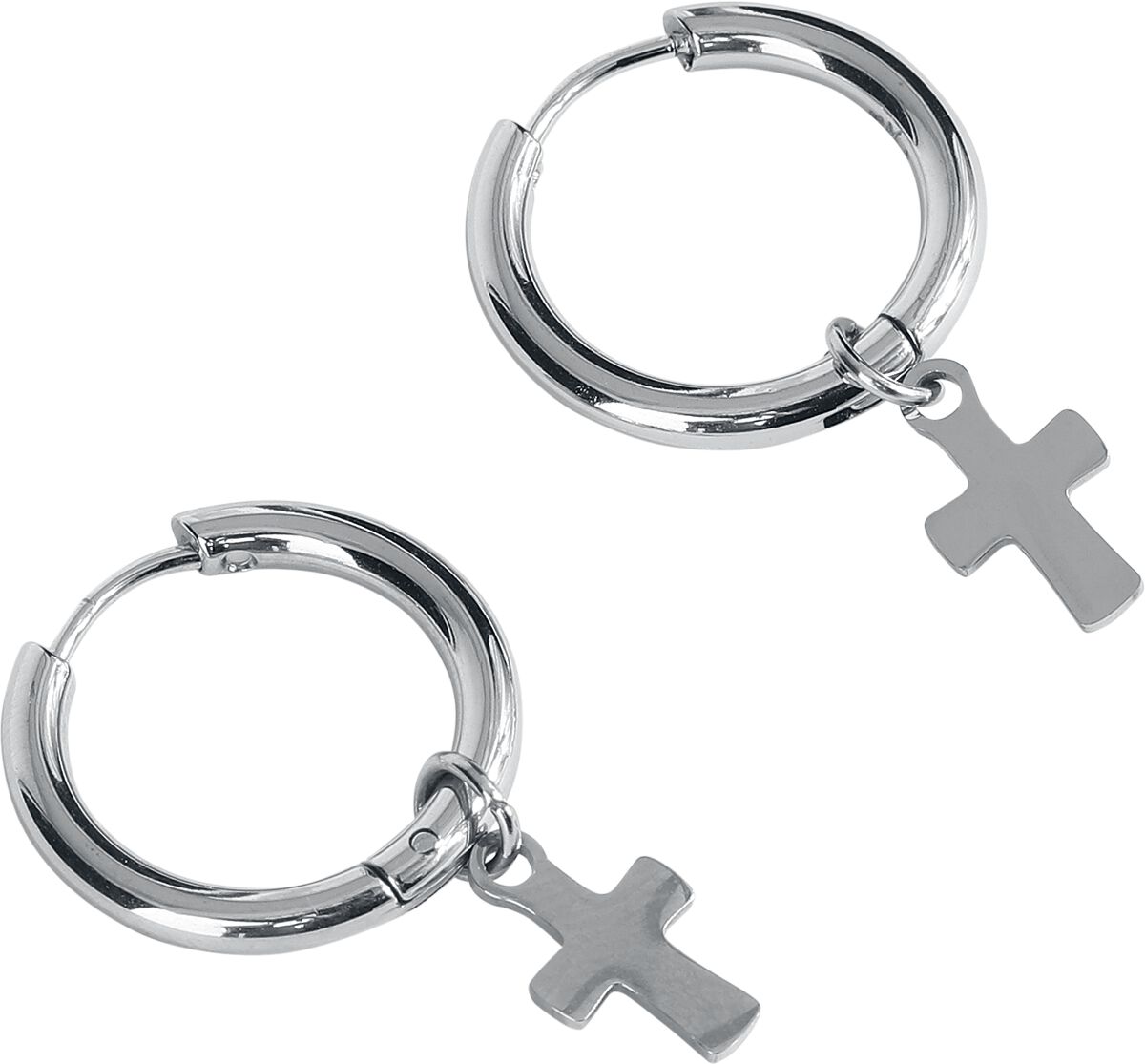 Créoles Croix | etNox Boucles d'oreilles