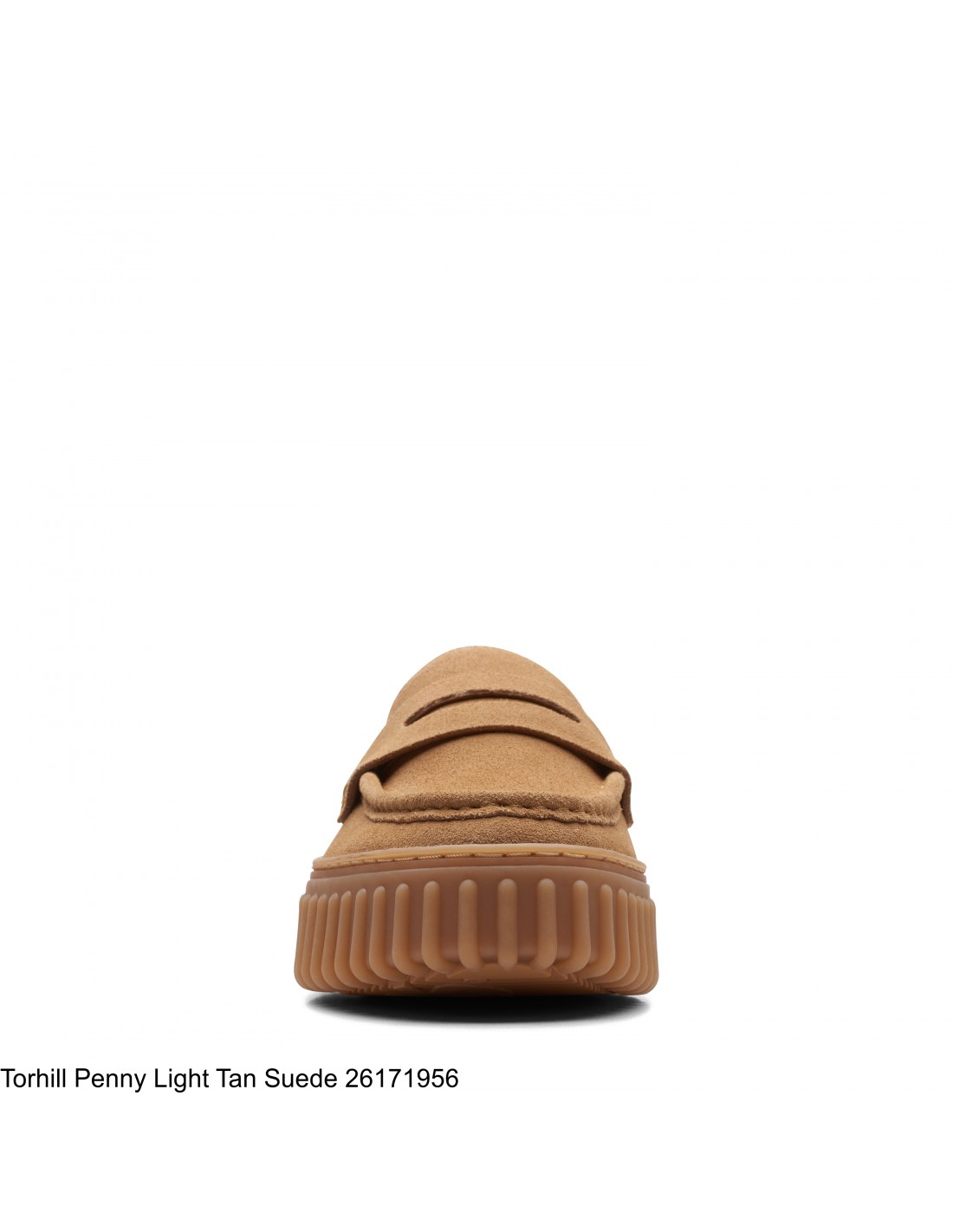 clarks Mocassin femme torhill penny light tan suede