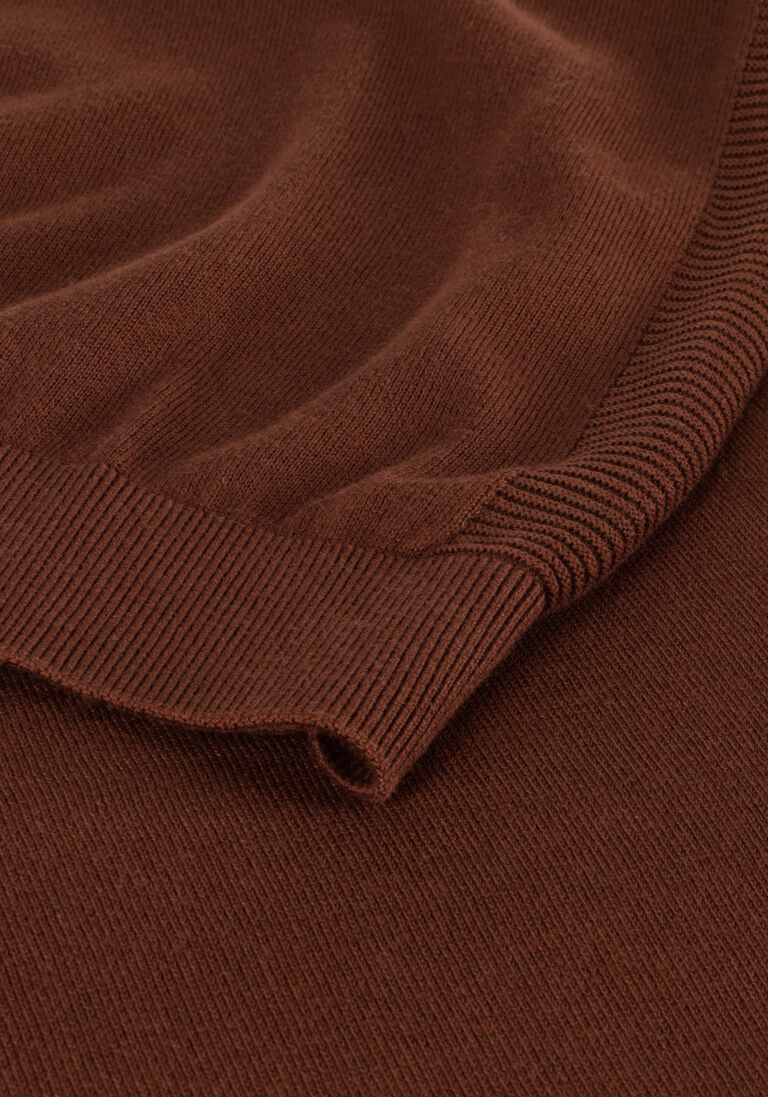 VANGUARD bruine vanguard trui crewneck cotton modal