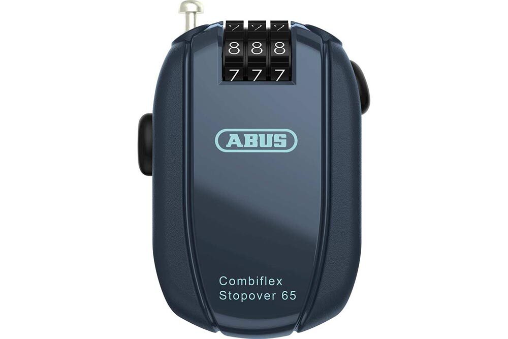 Abus Combiflex StopOver 65 Kabelslot Donkerblauw