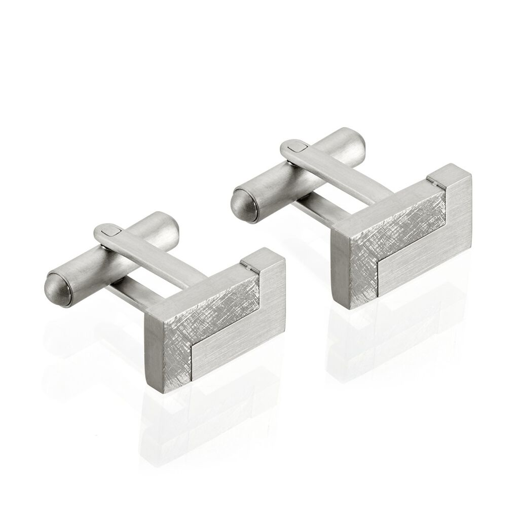 Boutons De Manchette Acier Blanc Julchen