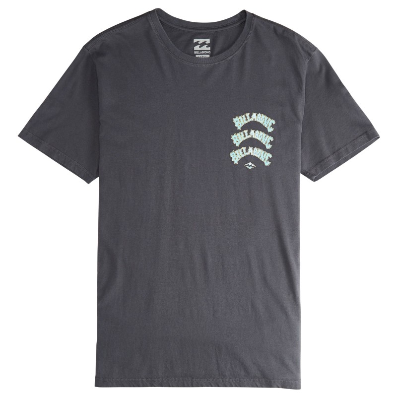 T-Shirt Billabong warp ss tee Asphalt - The Corner Shop