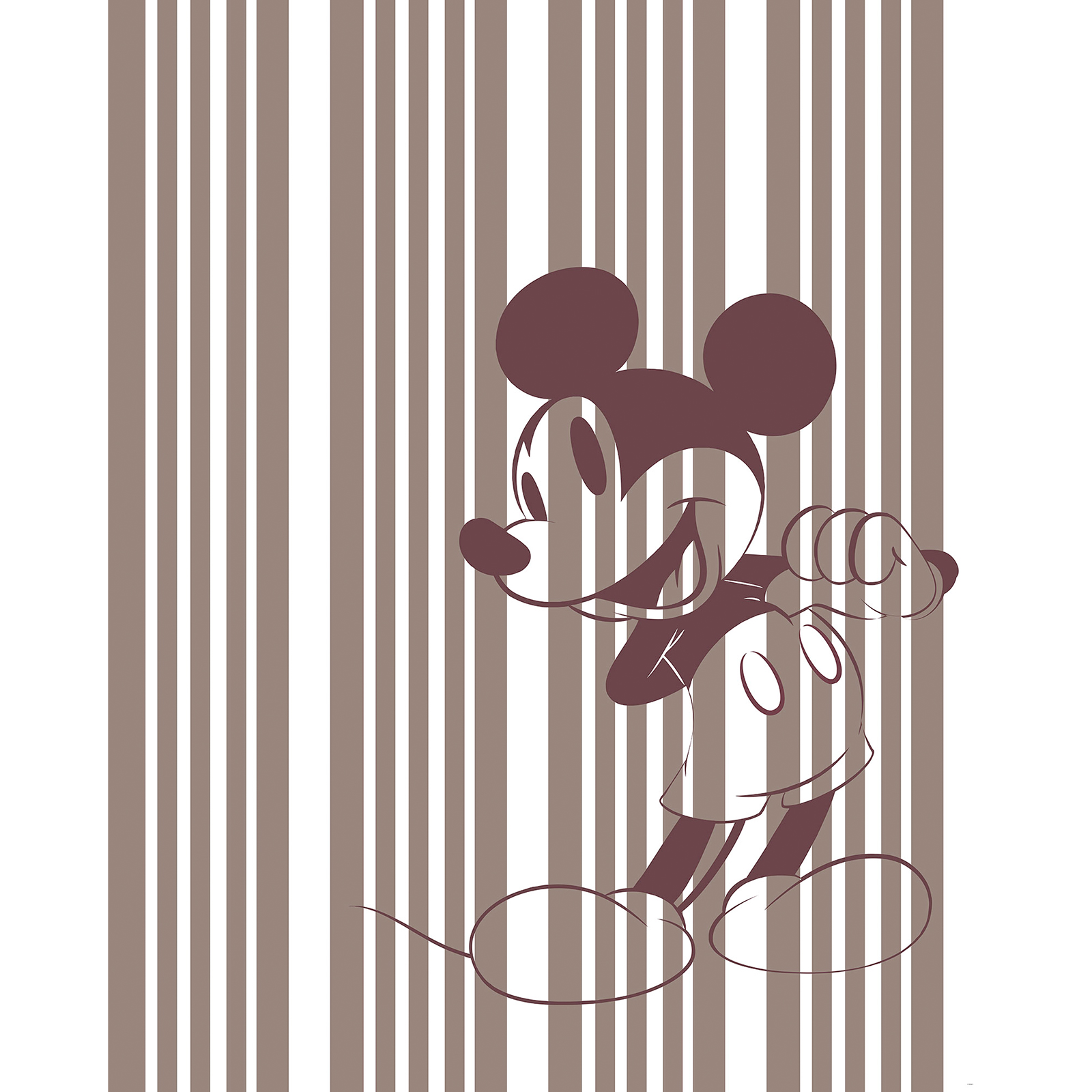 Vlies-Fototapete MICKEY TONE-ON-TONE - 200x250 cm