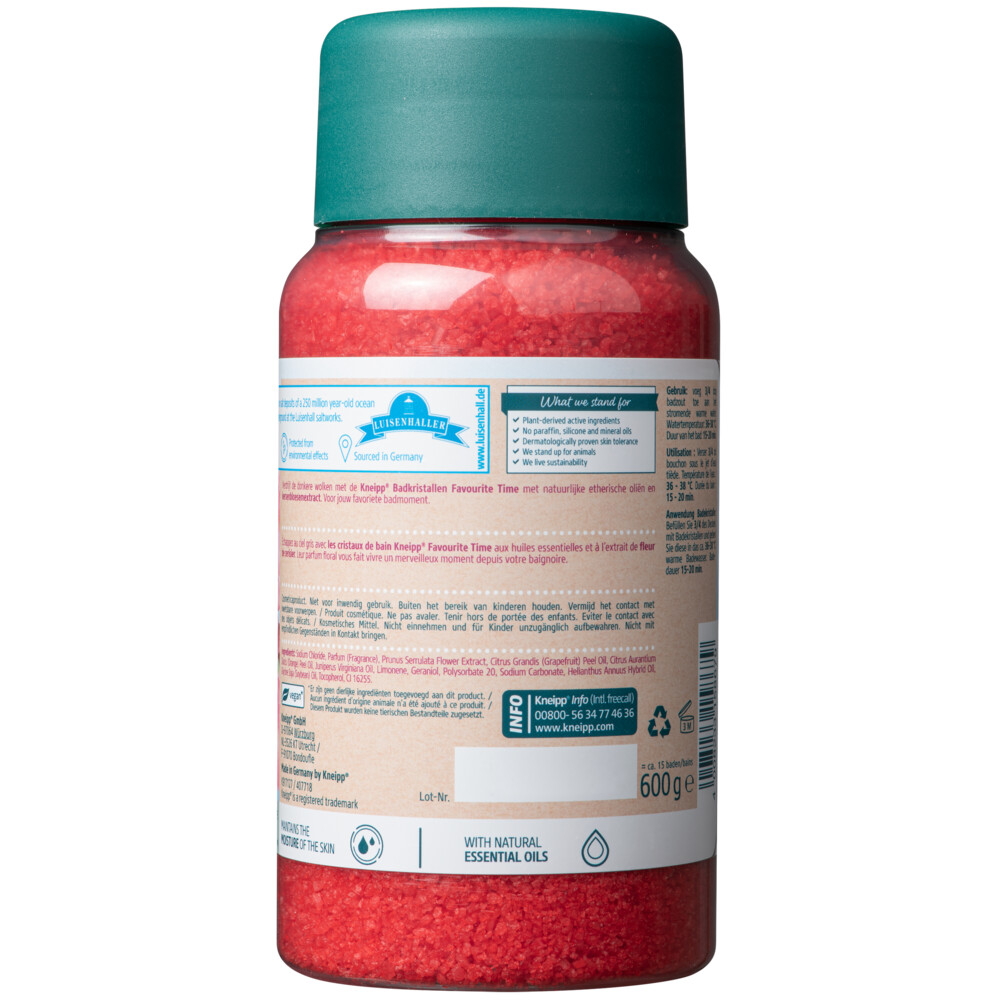 Kneipp Badkristallen Favourite Time Cherry Blossom600 gr