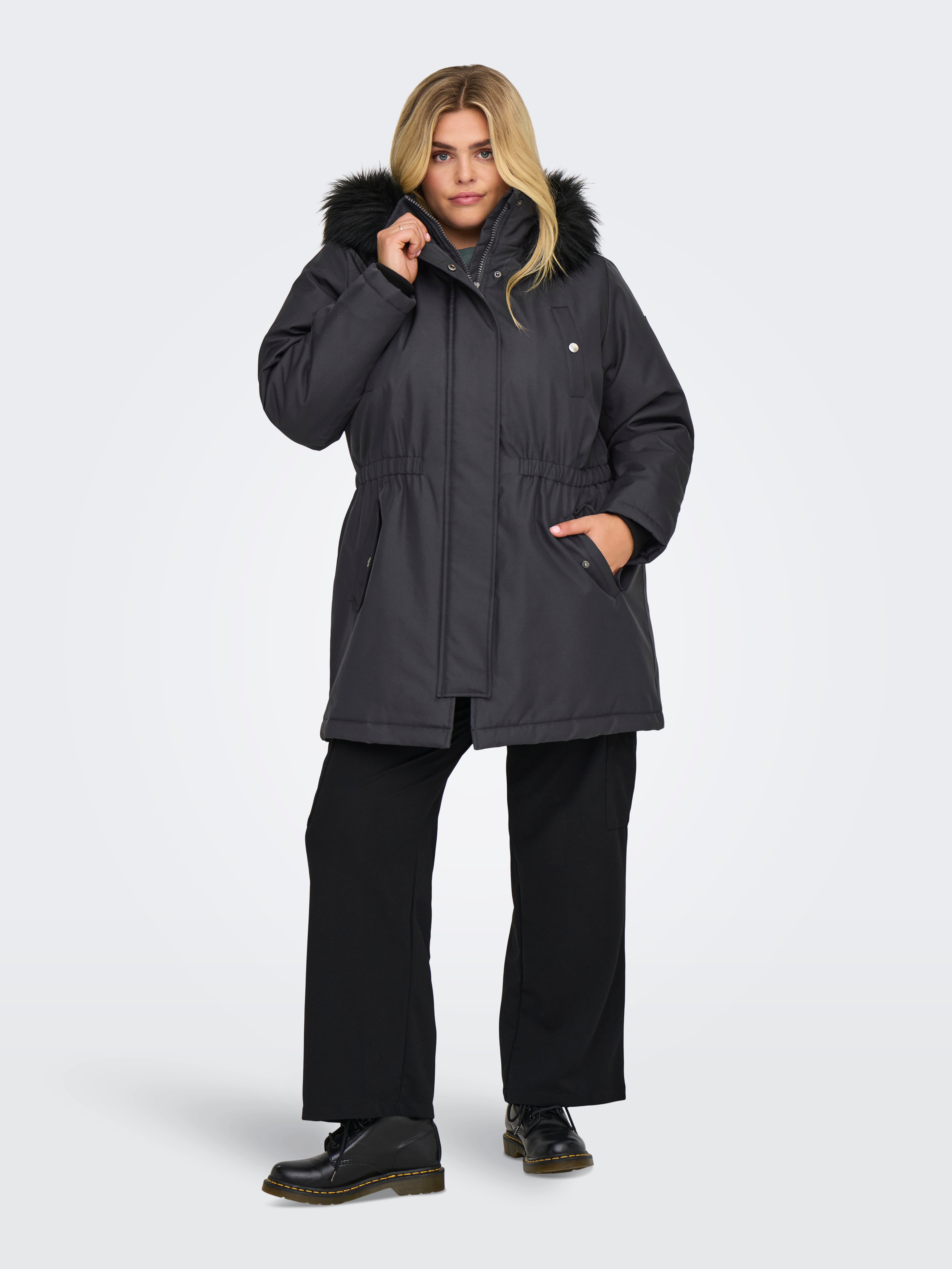 CARIRENA Langer Parka Phantom