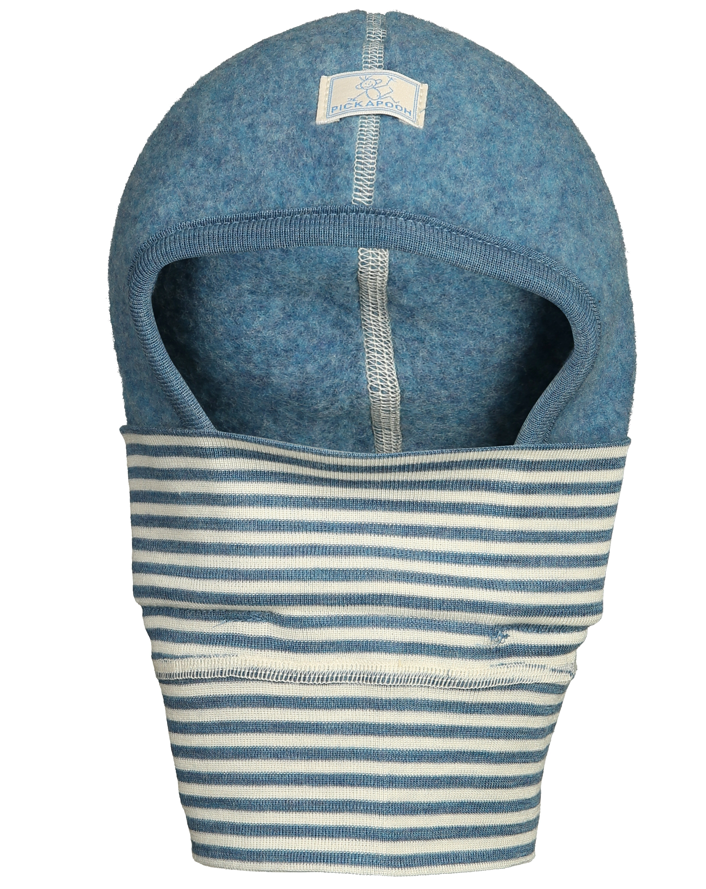 Schlupfmütze SCHLÜPFLI WOLLFLEECE in jeansblau
