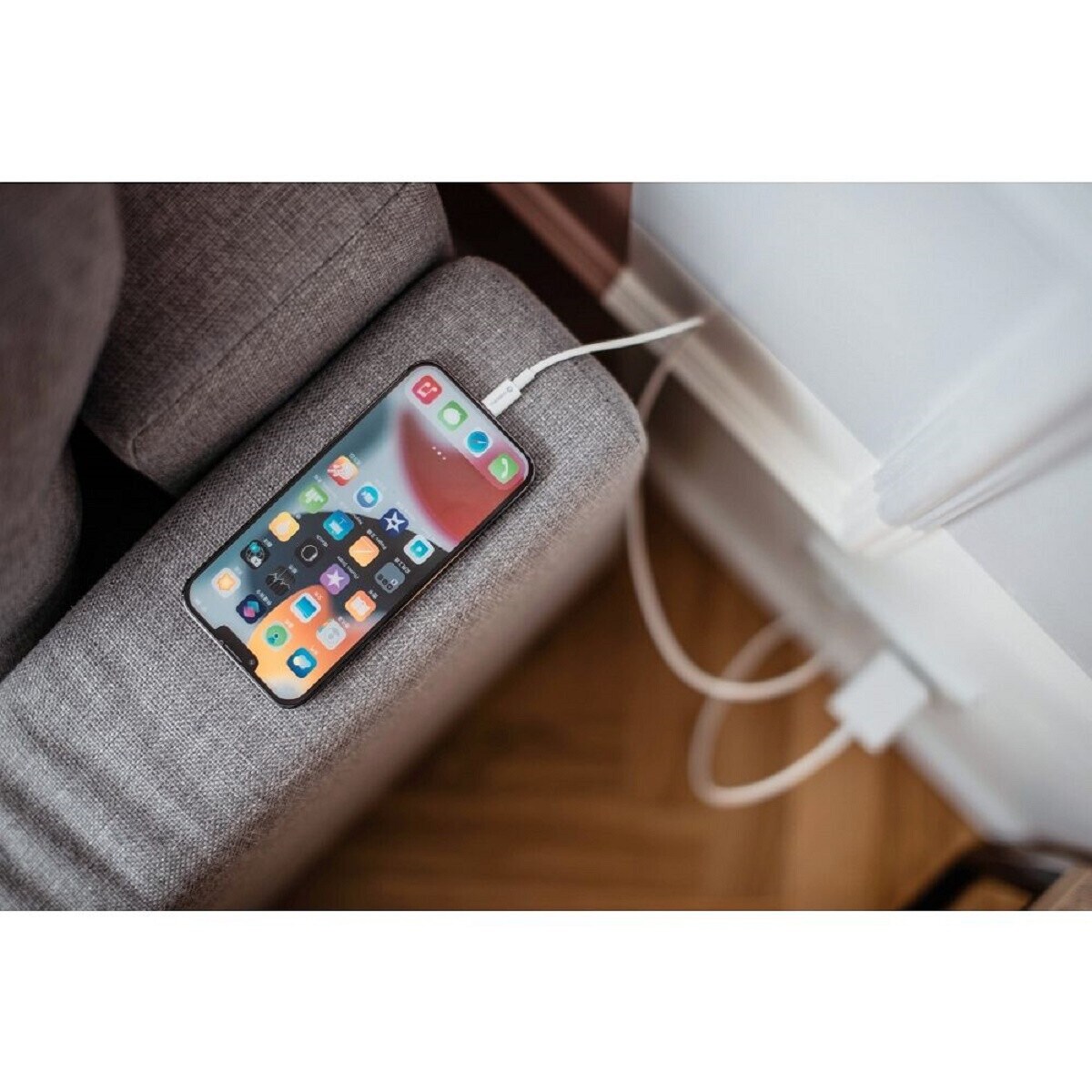 Kabel USB A zu iPhone-Anschluss 8-polig MFi 2,4A/5V 12W C703