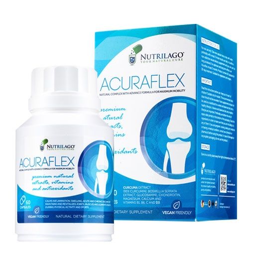Nutrilago® ACURAFLEX Kapseln - Nahrungsergänzung für Gelenke, Knorpel und MEHR BEWEGLICHKEIT