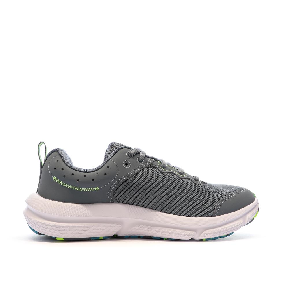 Under Armour Chaussures de Running Gris /Vert Garçon Under Armour Assert 10