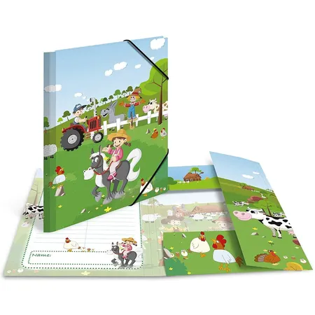 HERMA 19824 Sammelmappe DIN A4 Kindergarten Bauernhof
