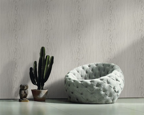 Vliesbehang 53331 Colani VISIONS houtlook beige