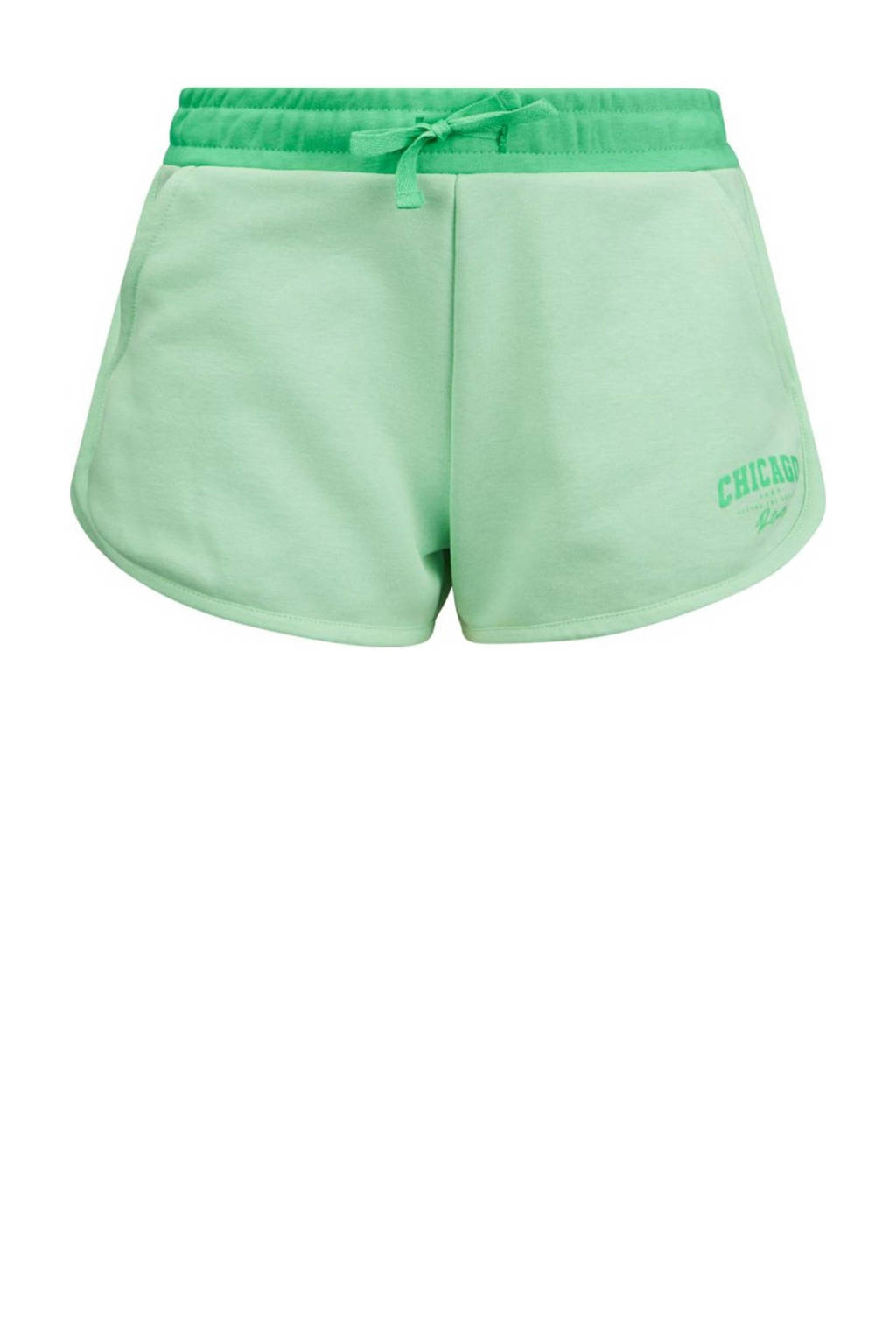 Retour Jeans short Lola lichtgroen/wit