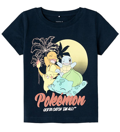 Name It T-Shirt - NmmMatinis Pokémon - Dark Sapphire
