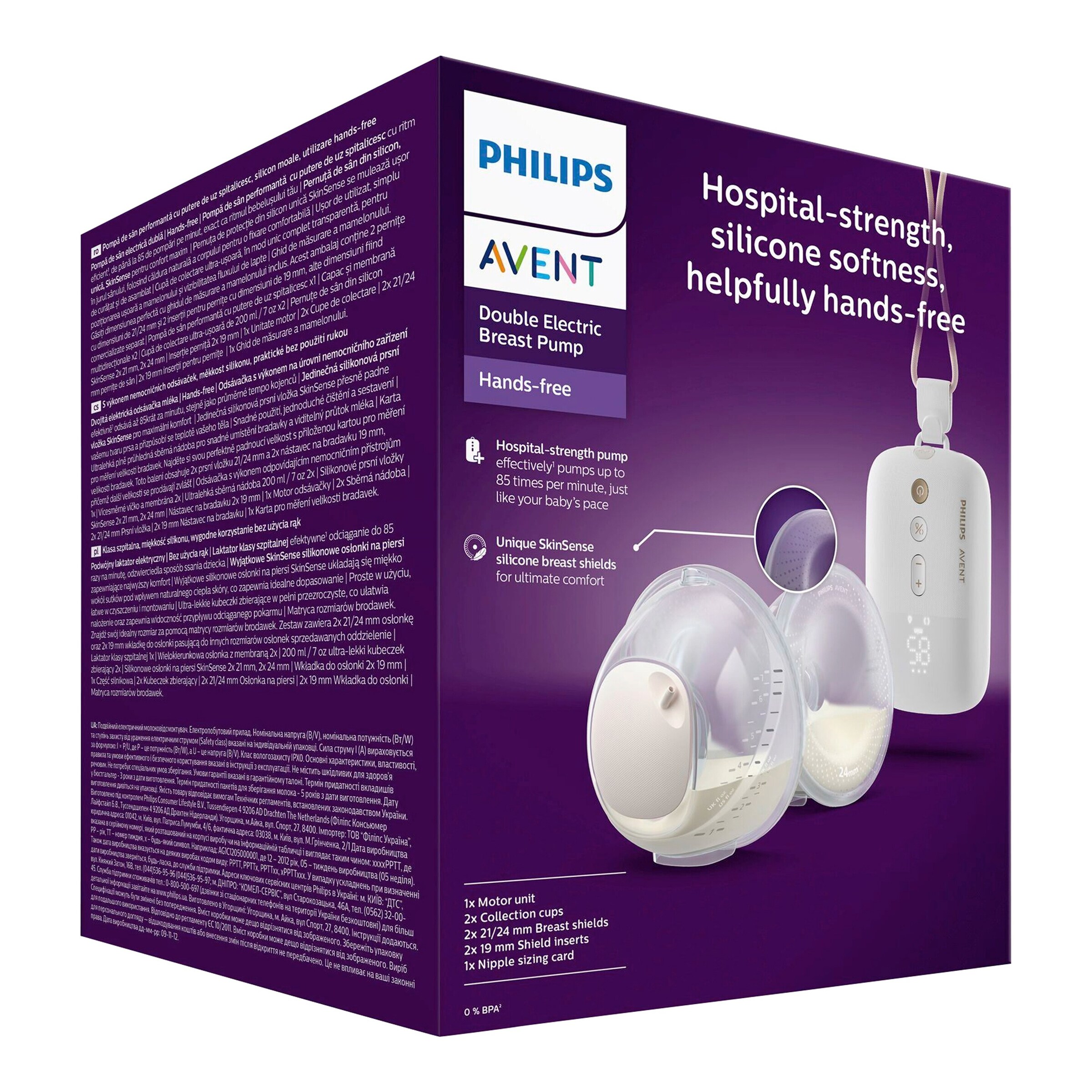 Philips Avent Elektrische Doppel-Milchpumpe handsfree