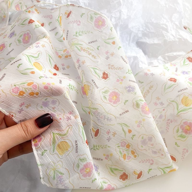 Frior - Bandana met bloemenprint (verschillende ontwerpen)