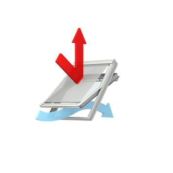 VELUX® buitenzonwering MHL antraciet (kleurnr. 5060) t.b.v. Velux® dakraam CK00